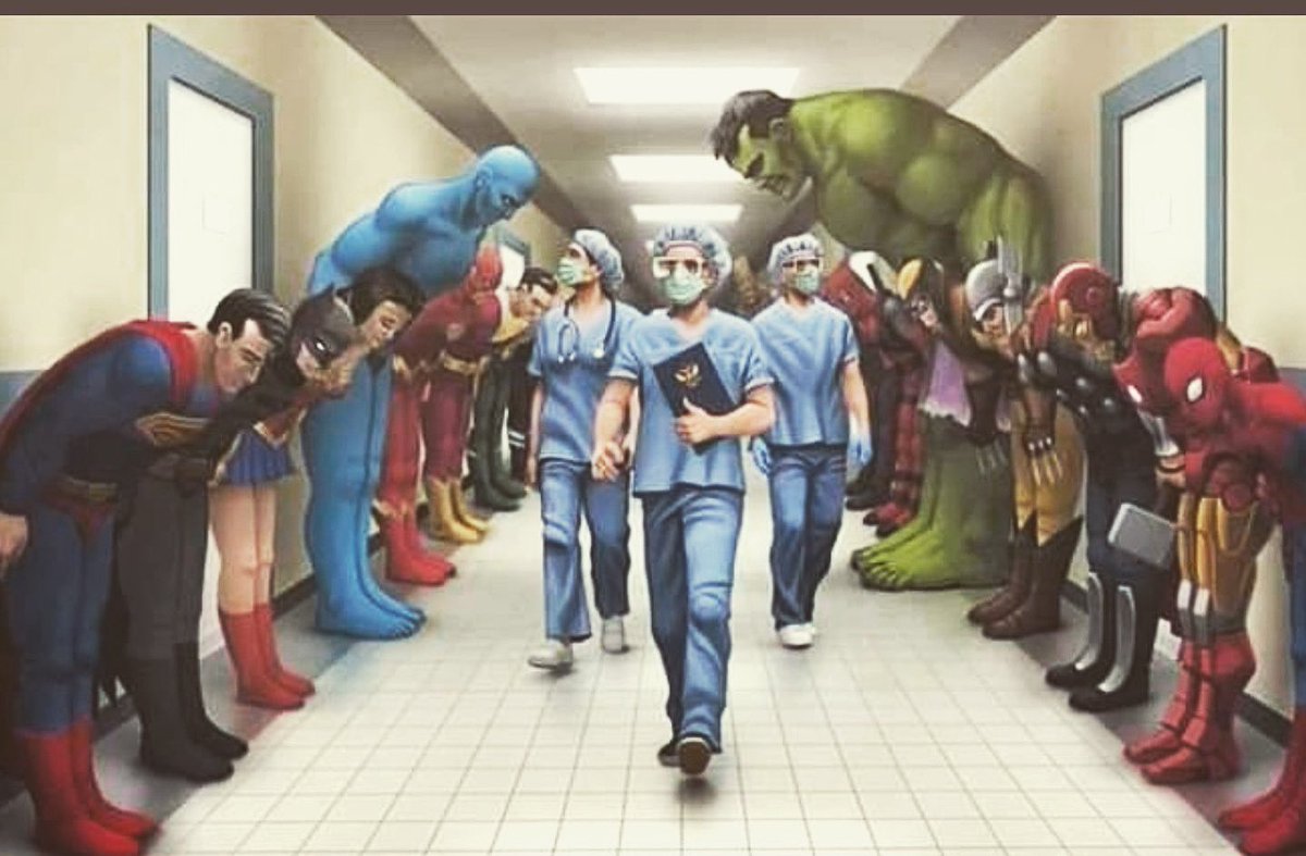 ROMEOLBFAM_'s tweet image. #CourageIsBeautiful Super Heros wear scrubs #gettingreadyforwork #essentialworkers
