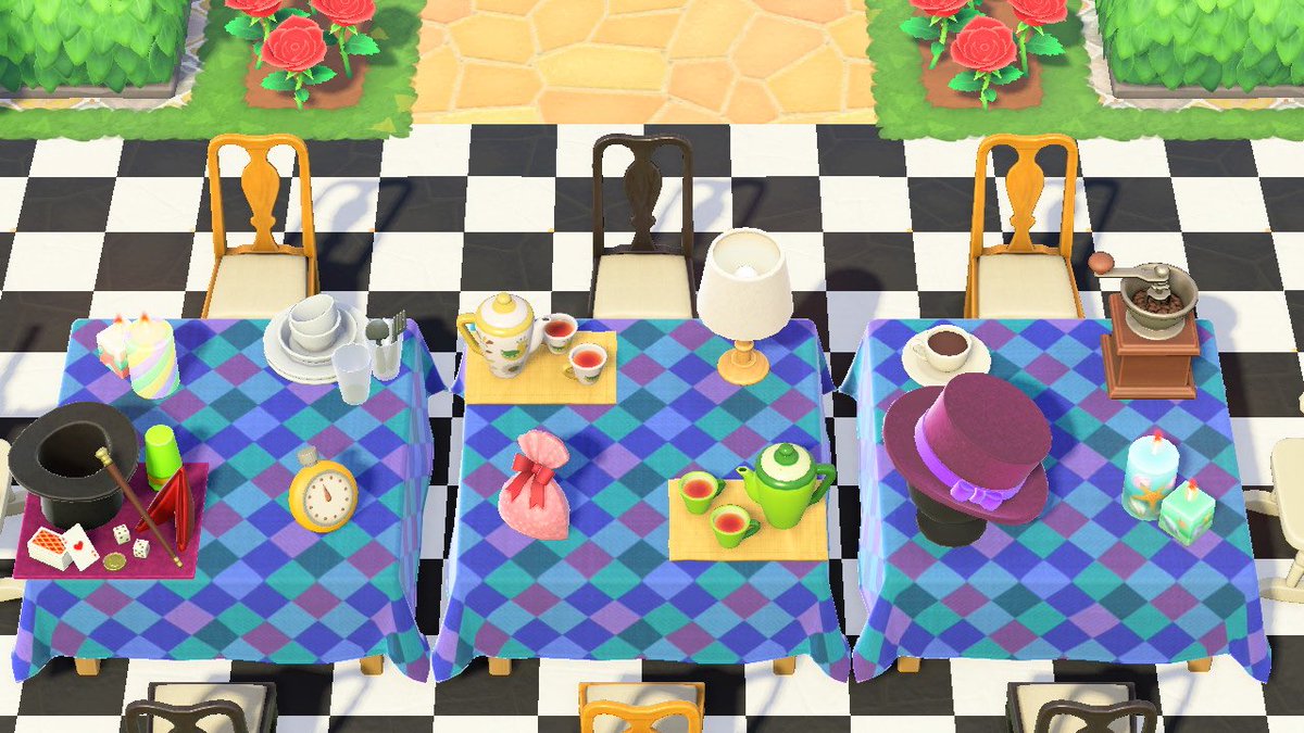 𝓚 アリスのティーパーティー作りました 周りは迷路みたいにしていますテーブルの上がかわいい どうぶつの森 あつ森 Animalcrossingnewhorizons Acnh 不思議の国のアリス 𝓚 アリスのティーパーティー作りました 周りは迷路みたいにしていますテーブルの上がかわいい どうぶつの森 あつ森 Animalcrossingnewhorizons Acnh 不思議の国のアリス