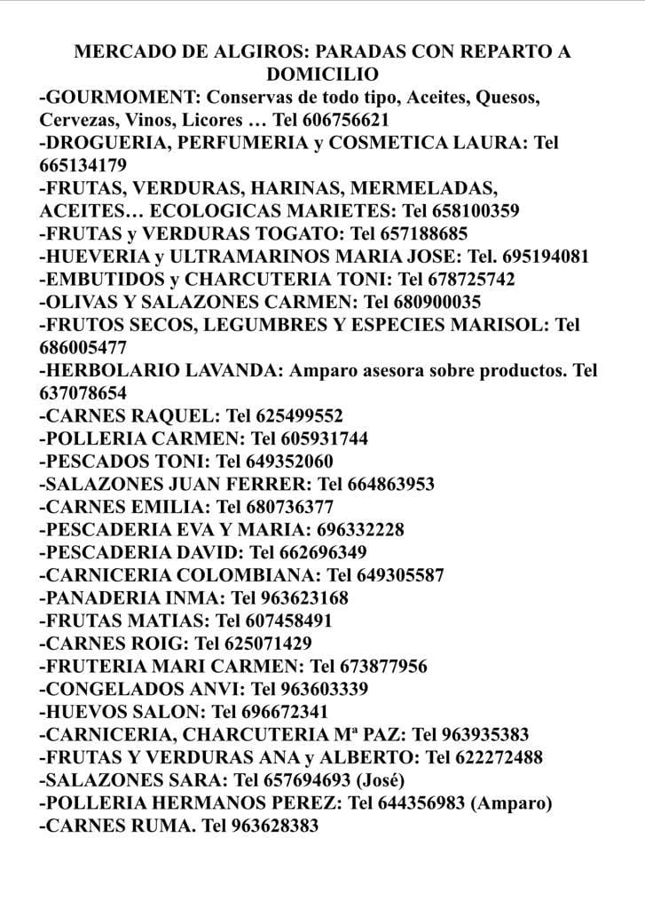 Mercavalencia1's tweet photo. 📢Els #MercatsMunicipals s’adapten a les necessites actuals derivades de la #COVID19. 📲Pots fer l'encàrreg de la teu compra per telèfon o WhatsApp 🛍️. Et deixem els números de telèfon de cada #MercatMunicipal per informar-te ℹ️: https://t.co/BRbig6Y2So https://t.co/cq8vlwKpOV