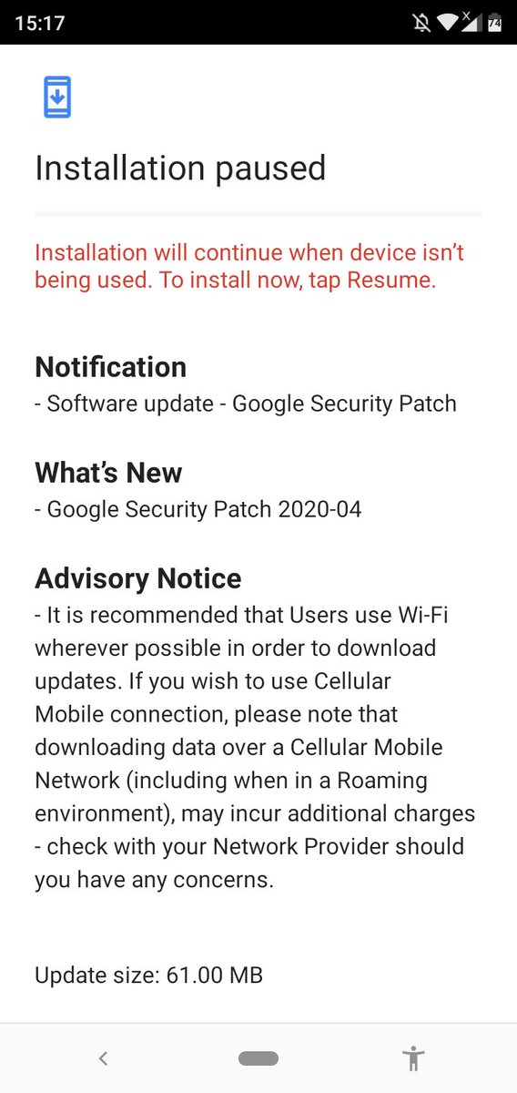 ranjhaa7im's tweet photo. Nokia 5.1 Plus receiving April security patch
No Android 10 disappointed.
#Nokia5Plus
@Nokiapoweruser @NokiamobBlog @NokiaMobile @NokiamobileIN @sarvikas https://t.co/tsLERU9I3o