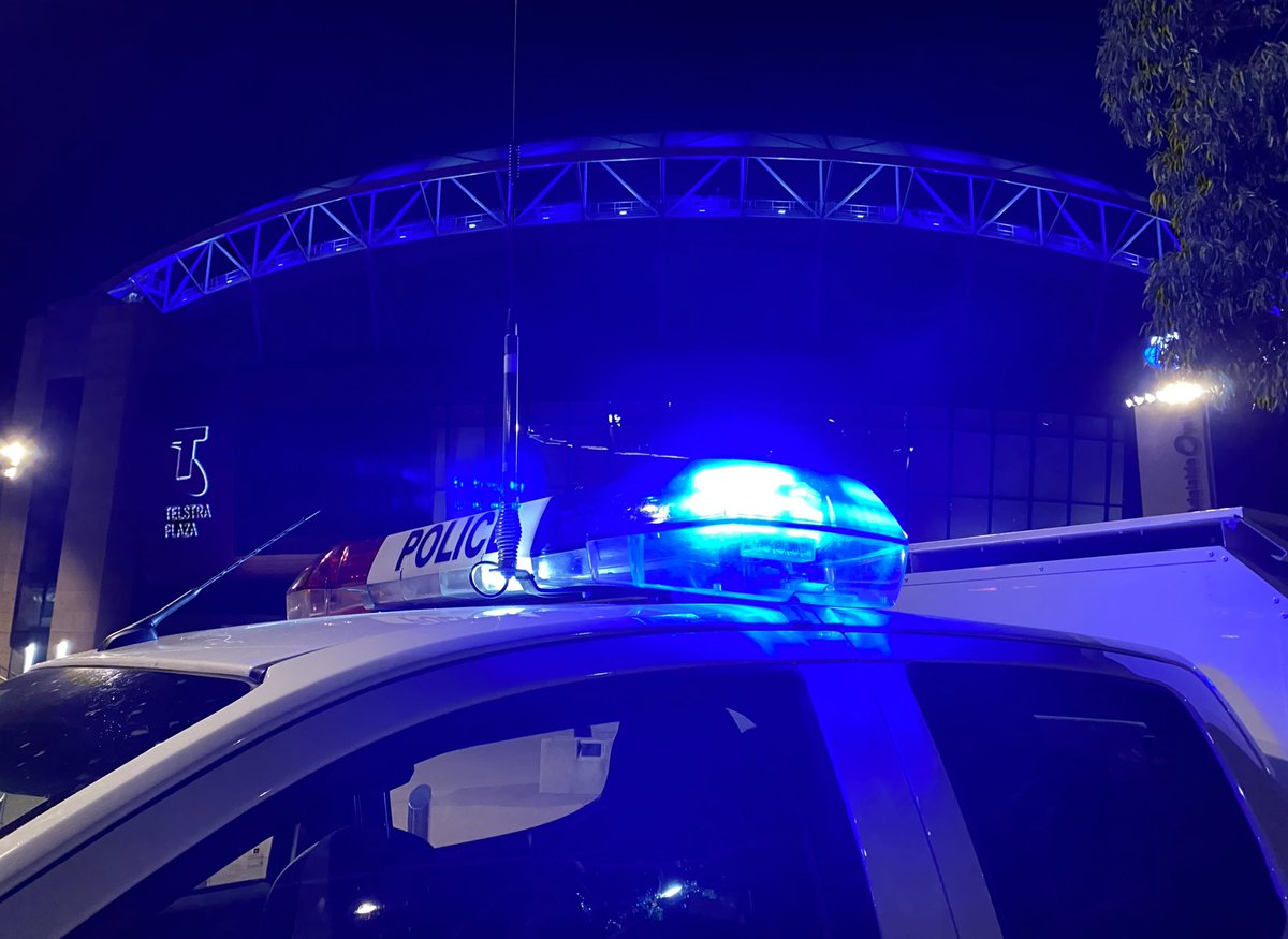 MJCatalano2's tweet photo. Adelaide buildings lit up as a tribute to @SAPoliceNews Chief Superintendent Joanne Shanahan @abcadelaide https://t.co/mw1GYhygRn