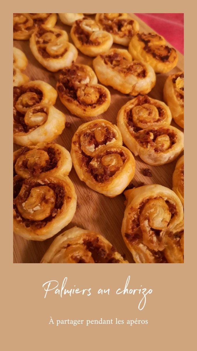 VanmalaVkk's tweet photo. Palmiers au chorizo https://t.co/uay3UtoBgD https://t.co/GAr5kOK2Lw
