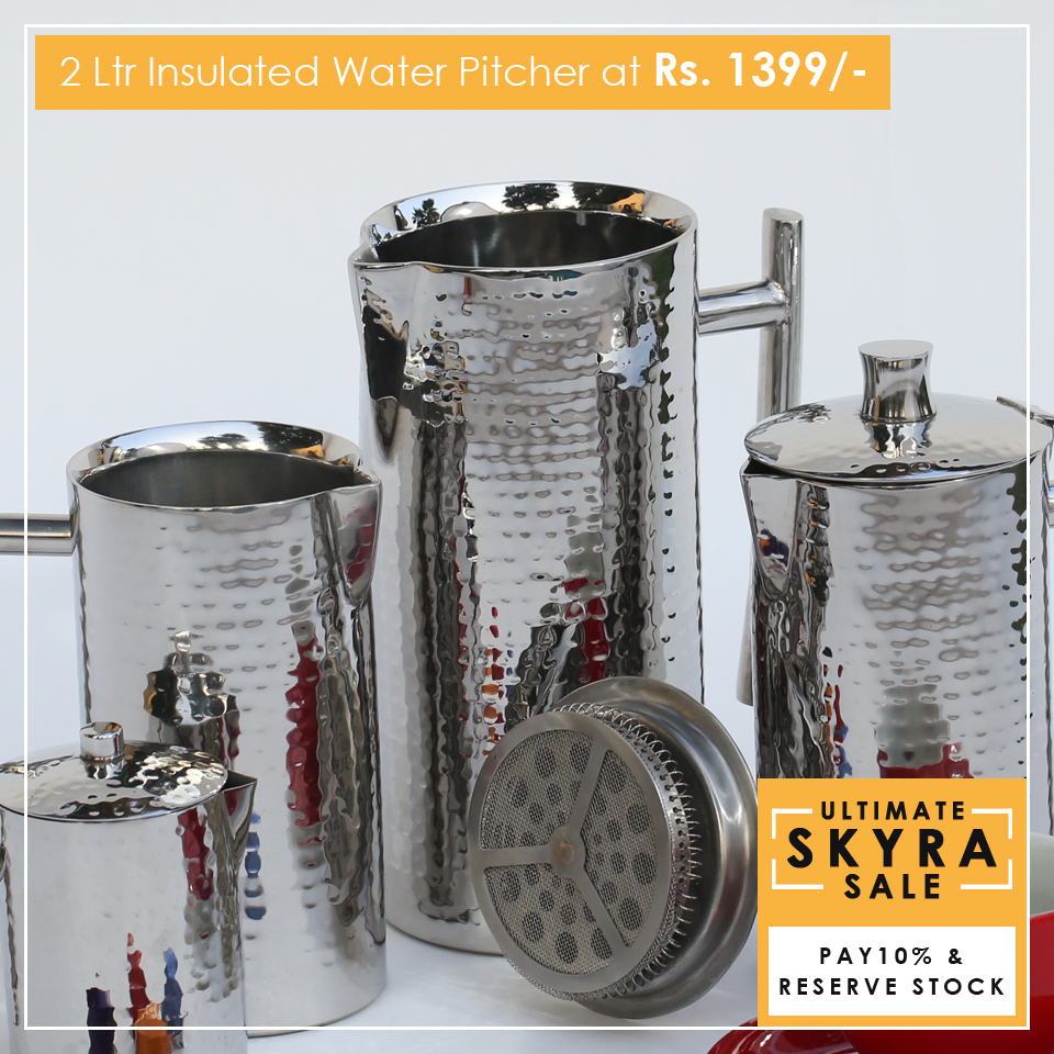 skyrapro's tweet photo. Get discounts up to 70% off on premium products. Pay 10% to reserve your stock at discounted prices. Hurry Up! Call or WhatsApp us on +91 9717096908.
#Pitchers #SkyraFoodConcepts #Hotelware #Serveware #Catering #Buffetware #FoodPresentation #HomeBuffet  #FoodDisplay #FoodService https://t.co/drPgIbJtTn