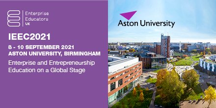 IMPORTANT ANNOUNCEMENT: Due to COVID-19 IEEC has been postponed to 8th - 10th September 2021, hosted by <a href="/AstonUniversity/">Aston University</a> An alternative online event will be held in Sept 2020 - details TBC. We are all V disappointed &amp; know delegates will be too. Keep safe everyone <a href="/IEEC2021/">IEEC2021</a>