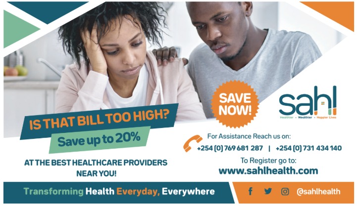 In a quest to support families and individuals with their medical bills, we're offering up to 20% discount for our members at Sahl. 
Register: sahlhealth.com
#MentalHealth4Africa #LockdownHustle