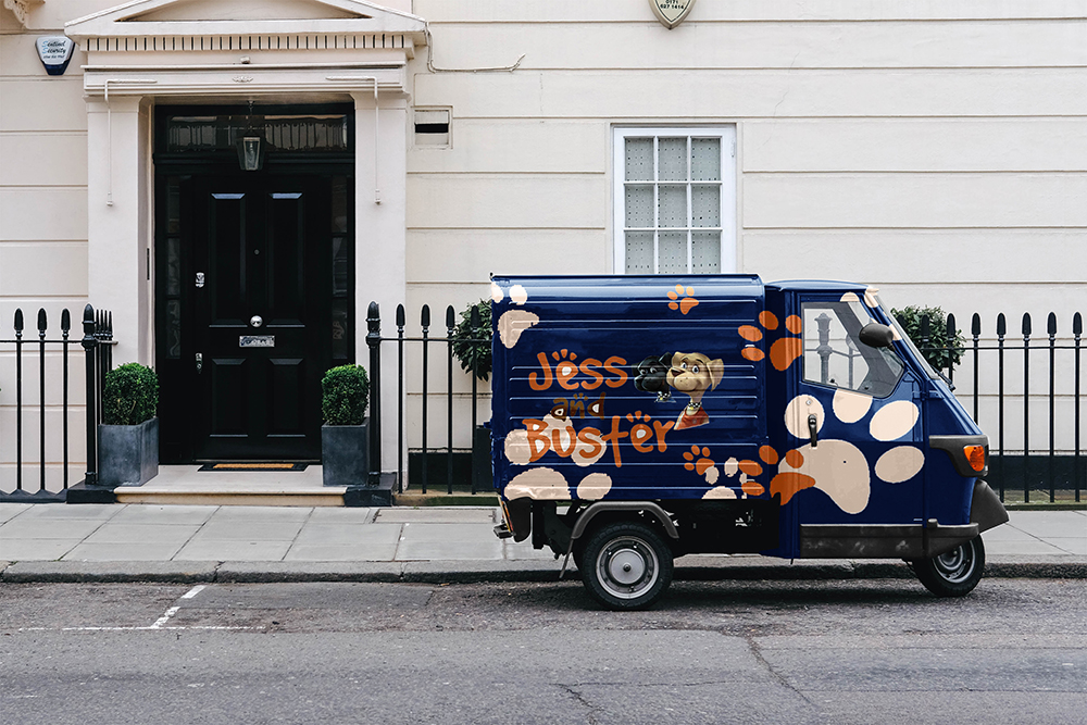 BusterJess's tweet image. Jess and Buster #OnTour. 🐾