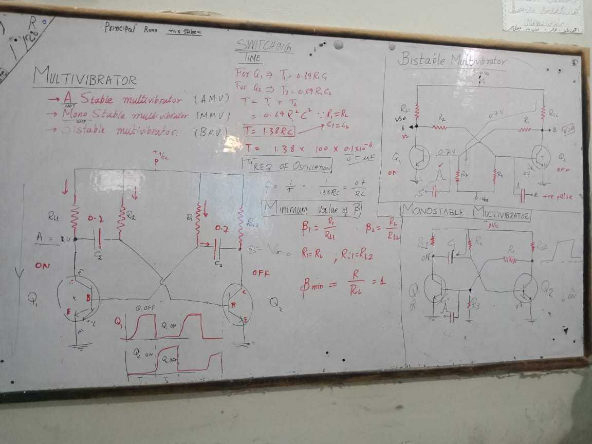 AwaisiShakir's tweet image. #physics #electronics #multivibrator