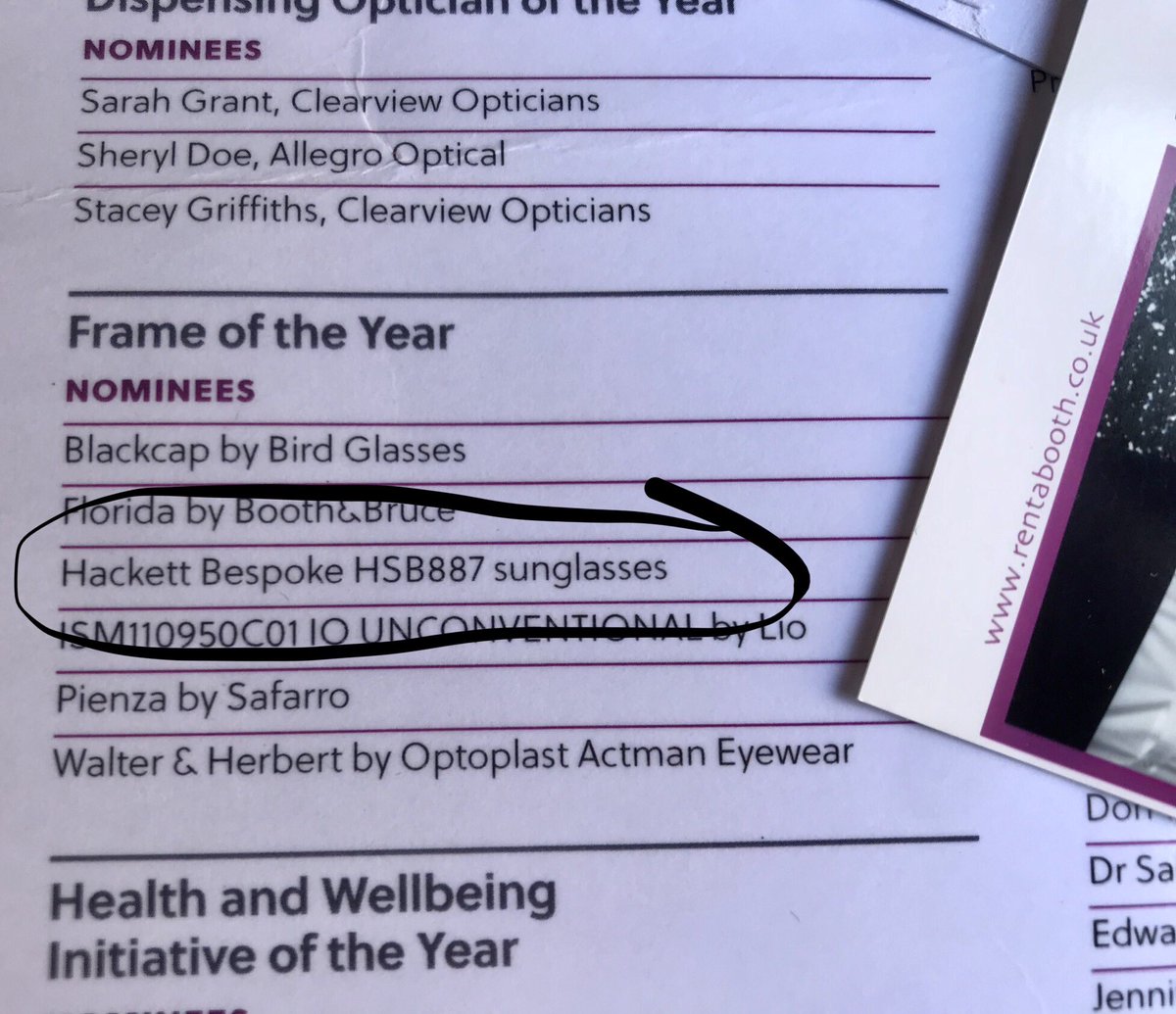 EyewearTy's tweet image. Great memories from @The_AOP awards with #Mondottica &amp;amp; @Hackettlondon’s #FrameOfTheYear nomination grabbing some awesome praise🕶 

#HSB887 #Eyewear  

We were also delighted 2 be joined by #JeremyHackett himself on stand that weekend during @100Optical 🙌

#AOPawards #100Optical