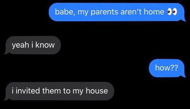 louis tomlinson as "babe, my parents arent home" responses; a thread