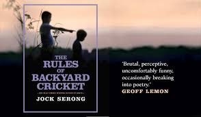 R is for THE RULES OF BACKYARD CRICKET by Jock Serong, an exceptional and quintessentially antipodean literary crime novel about suburban life, mateship, toxic masculinity, sport, and more. Listed for  @The_CWA Daggers in UK and  @EdgarAwards in USA. Sublime.