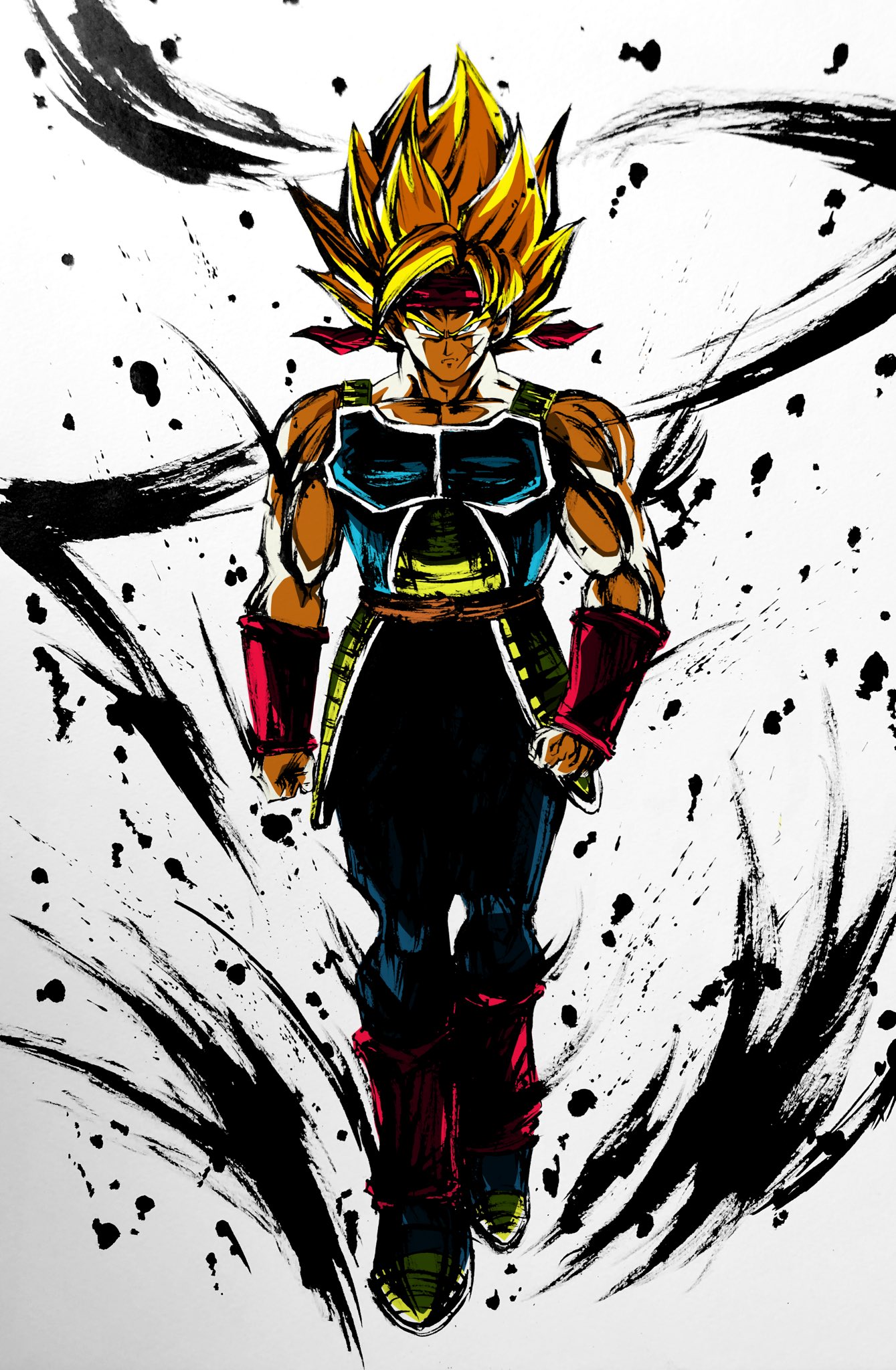 تويتر かず على تويتر 伝説の戦士 ドラゴンボール バーダック 墨絵 T Co Oaltd1usvd