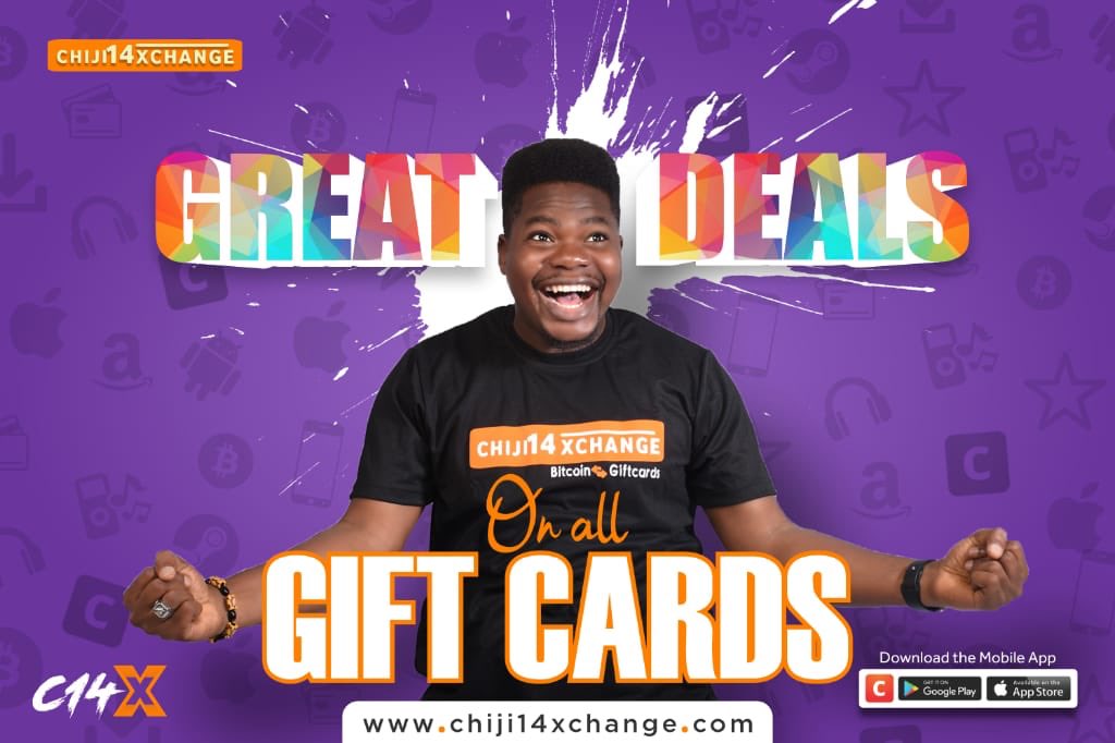 Some people will claim to trade your bitcoins but end up failing to deliver for you that’s why I decided to write this thread to introduce you to  #chiji14xchange the number bitcoin and gift cards trading platform in Nigeria with years of trusted client and top notch services