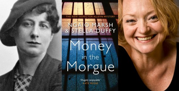 S is for Stella Duffy, who grew up in a 'forestry town' in rural New Zealand, and went on to become a Queen of Tart Noir in the 1990s, won two  @The_CWA Daggers, and recently helped resurrect a sliver of manuscript from Dame Ngaio Marsh into the brilliant MONEY IN THE MORGUE.