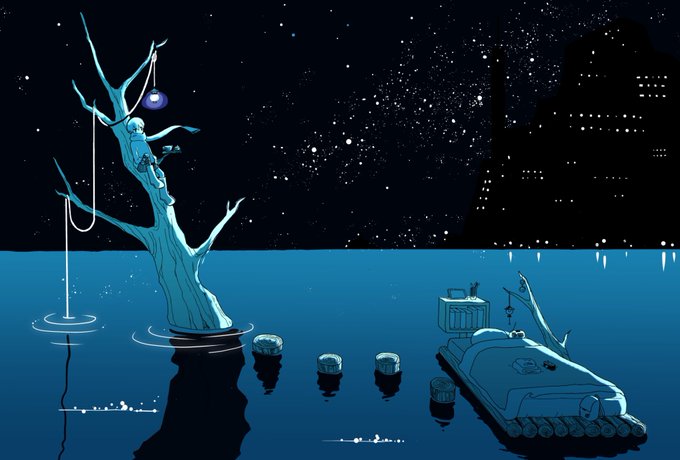 「night sky tree」 illustration images(Popular)