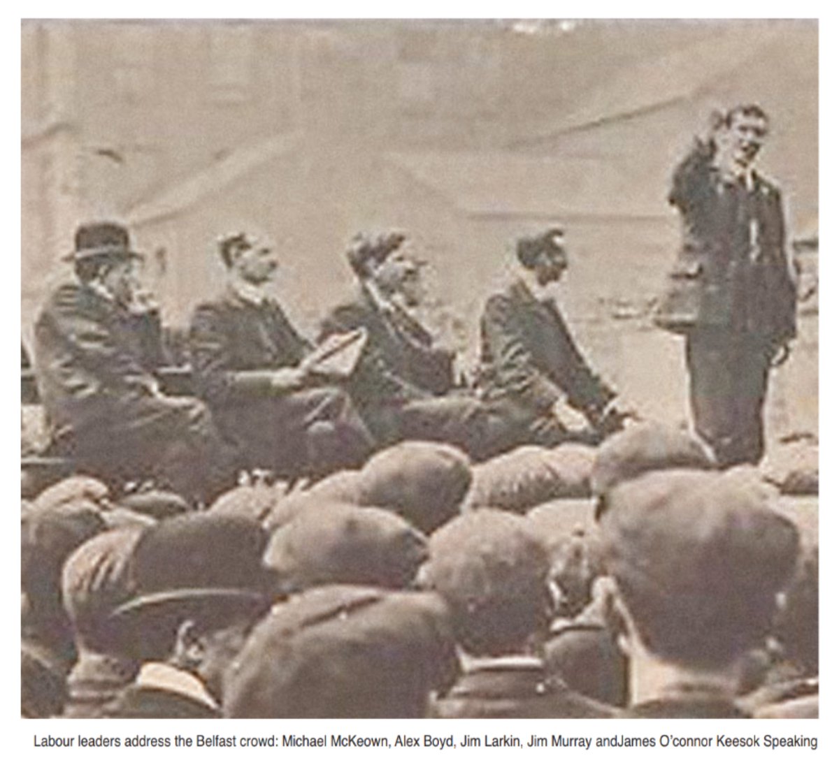 Jim Larkin organised the workers into a militant force that could fight effectively for improvements, establishing new branches of the National Union of Dock Labourers (NUDL). Strikes spread across the city with support from the population and from workers in Britain.