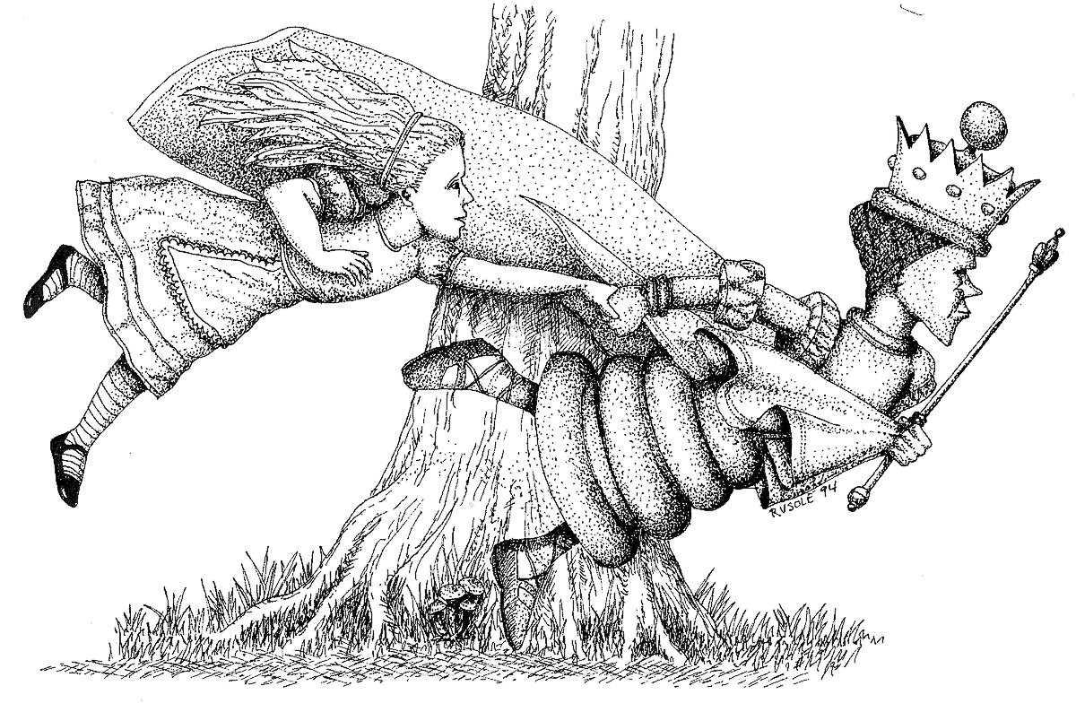 Ricard Sole Van Valen S Red Queen Hypothesis Says That Species In Ecosystems Must Constantly Change As In Alice In Wonderland My Drawing Just To Remain In Place This Classic Paper