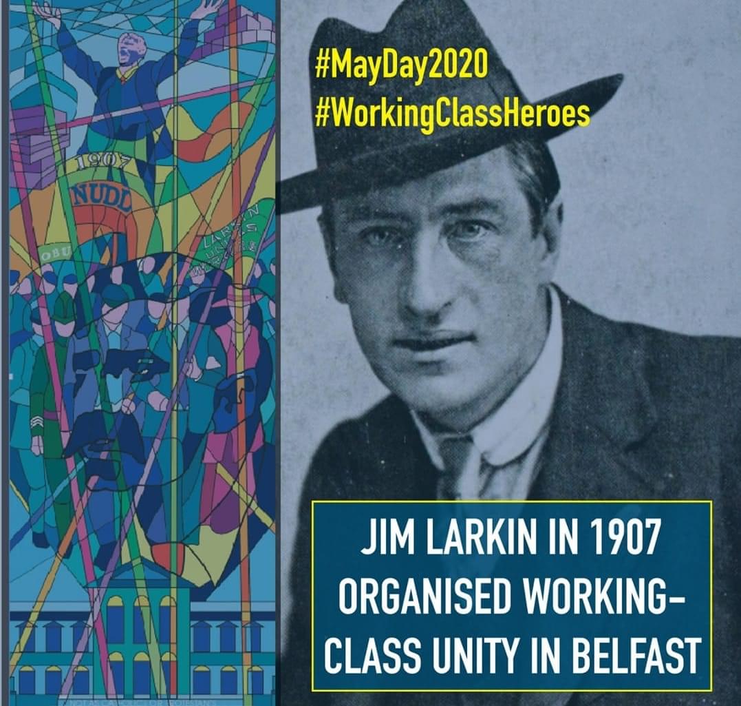 Yesterday marked the anniversary of the beginning of the 1907 Belfast Dock Strike. Led by Larkin, it ran until August."Not as Catholics or Protestants. Not as Nationalists or Unionists. But as Belfast workers standing together."- Jim Larkin.