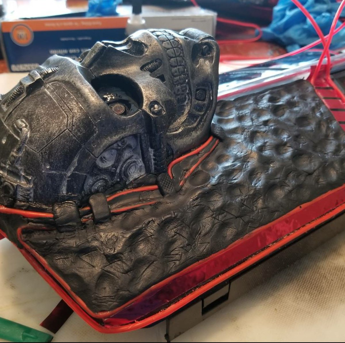 RokDrummer's tweet image. starting to take orders for custom themed PCs check out this one #Hexcode if you want a psick PC then give me a call number is on my website kineticservers.com #Openloop #CustomPCs #CustomGamingPCs #CaseModding #CustomComputers