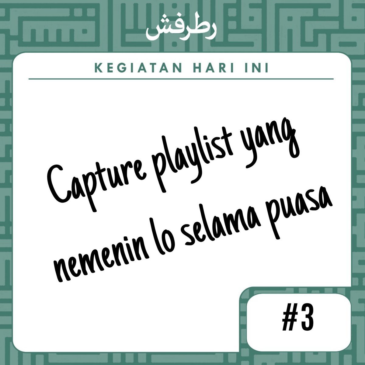  #RamadhanBarengRetropus hari ke-3Jarang bikin playlist, dengerin yang udah dikasih ama spotifynya aja wkwk @podcastretropus