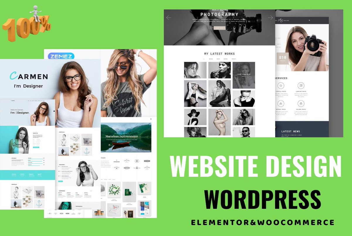 iqbaltasiff's tweet image. I will customize WordPress theme or WordPress website web design customize 20 hours: bit.ly/WordPress_webs…
➤ Fully secure website
➤ Wordpress installation
➤Setup website
#Customizewordpresstheme #wordpresswebsite #website #customization #createwebsite #theme #elementor