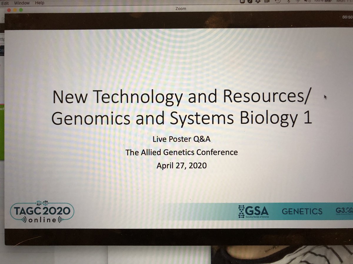 BalintZKacsoh's tweet photo. Ready to kickoff the week with #tagc20 poster sessions! Thanks @GeneticsGSA! #gsa #TAGC2020 #dros20 #worm20 #zfish20 #yeast20 #mammals20 https://t.co/7iM7GGL3OY