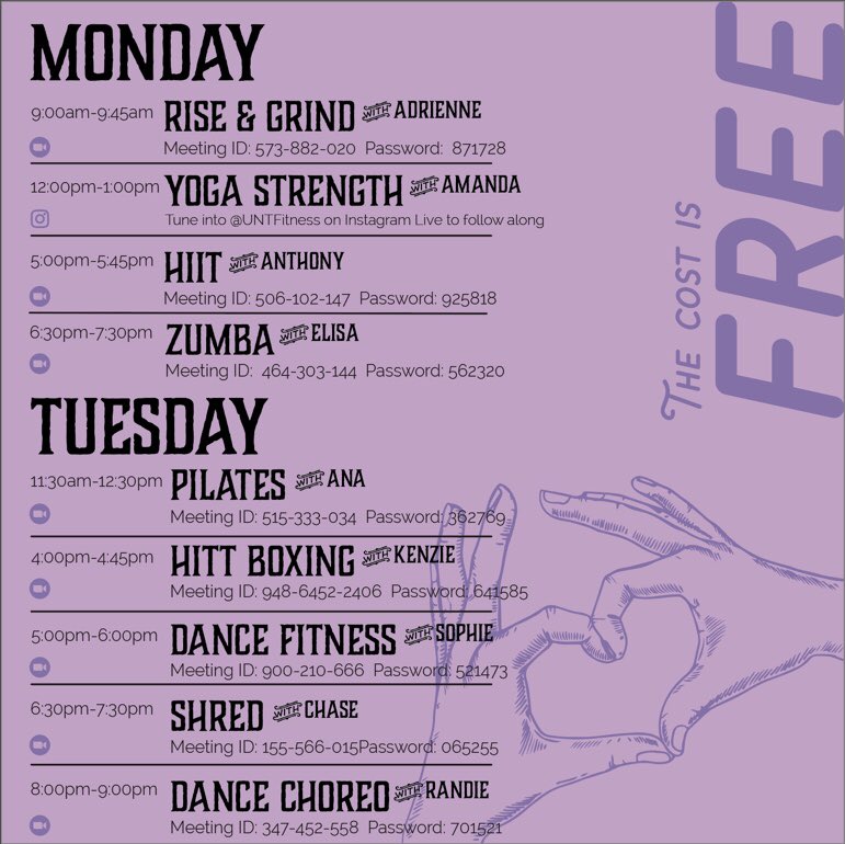 UNT Rec Sports tweet media