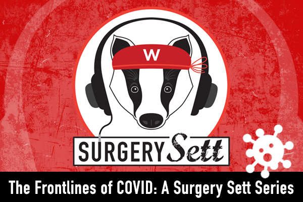 WiscSurgery's tweet photo. Communicating with your team and the general public is new terrain in the era of #COVID. Elizabeth Bojsza and Susmita Pati from @AldaCenter give their tips on the Frontlines of COVID podcast with @jekohler. https://t.co/SS9TDE708f @AldaCenter https://t.co/0U174eUy6M