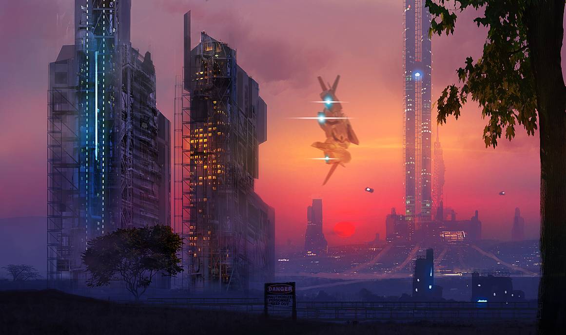 Some  #MondayMotivation  #scifiart from the vault. New artwork is incoming. It's a beautiful spring day out there. Stay safe everyone!
