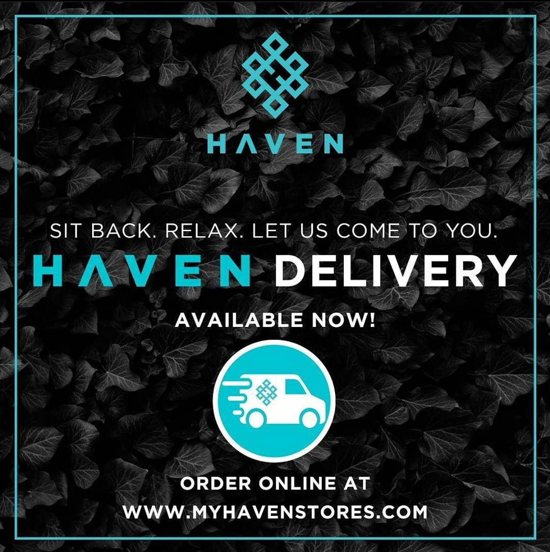 MyHavenStores's tweet photo. We are now delivering in #LongBeach and surrounding areas! Place your orders online at https://t.co/HLBqyVErFU and let us come to you 💙 #FindyourHAVEN #CannabisDelivery https://t.co/pwSMMu1zkc