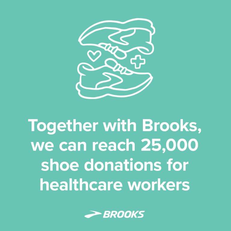 brooks running healthcare workers