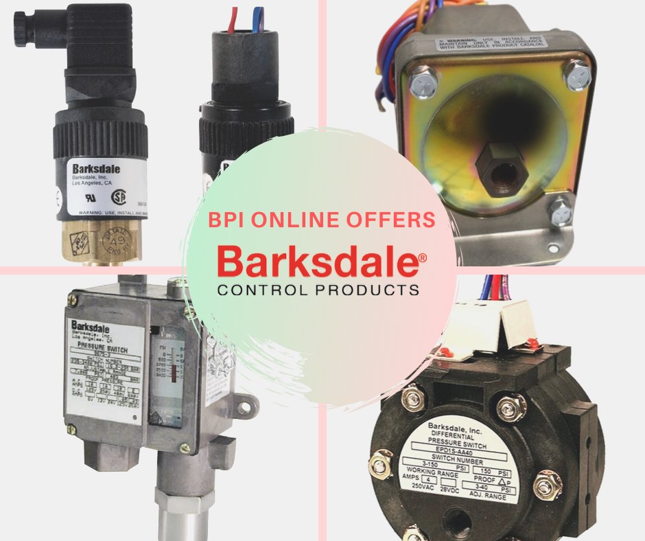 BertremProducts's tweet image. Barksdale® is an ISO 9001:2015 registered manufacturer of controls for industrial applications, specializing in the control and measurement of fluids.