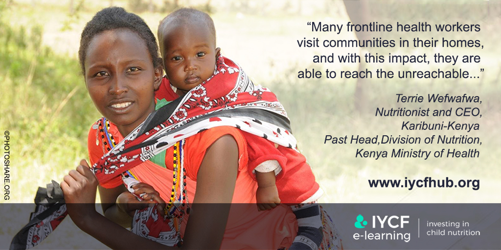Key to achieving the #SDGs: improving the skills and knowledge of #healthworkers on the frontlines of infant and young child #nutrition. Our free online course fills gaps in healthworker training: iycfhub.org 
<a href="/UNICEF/">UNICEF</a> <a href="/WHO/">World Health Organization (WHO)</a> #ICT4D