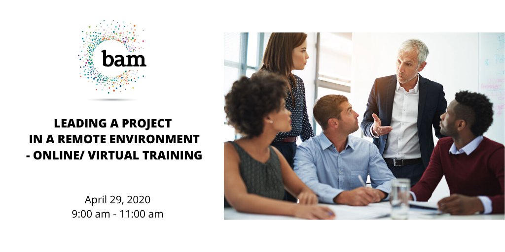This course combines important tips &amp; technique of both project management and leadership for ppl that are working remotely due to the current COVID situation.
Click here to register: biomb.ca/events/event/1…
Limited seats!
#leadingthroughchange #VirtualLearning #BioMB