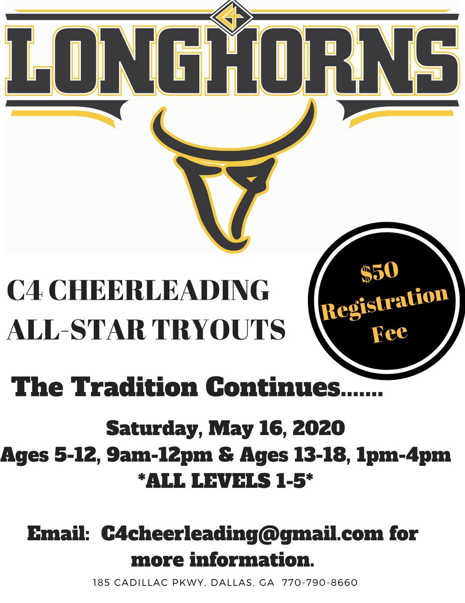 C4 Longhorns Cheerleading Official (@c4_longhorns) on Twitter photo 