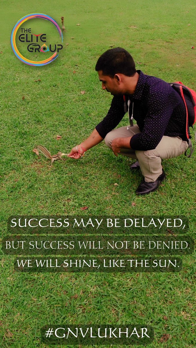 gnvmlukhar's tweet photo. Success May Be Delayed, But Success Will Not Be Denied. 
We Will Shine, Like The Sun.

#TheEliteGroup 
#GNVLUKHAR 😎 https://t.co/ARmVsDDjOQ