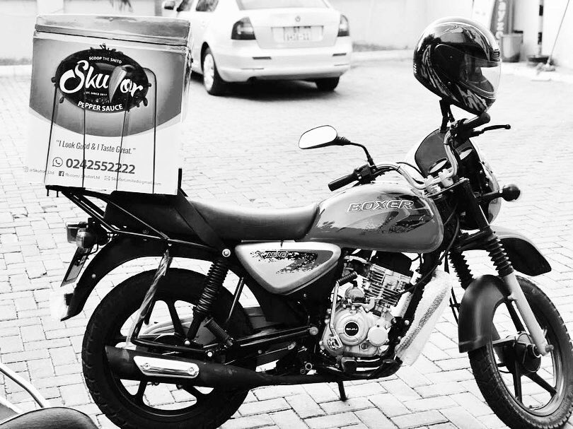 Skutor_Ltd's tweet photo. #SkutorChronicles

Still in the pepper sauce biDnezz... Call for your #deliveries. ¢50 &amp; ¢25 for large and small respectively. 

Please  call 0242552222 for all your other delivery needs. 🏍

#SkutorToTheWorld #PepperSauce #ProudlyGhanaian #Shito #MadeInGhana #Skutor #Premium https://t.co/Yb8XphYNMR
