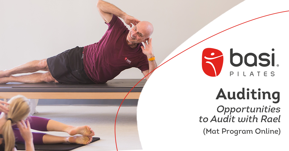 BASIStudio's tweet image. Join Rael Isacowitz for Mat Program Auditing from the comfort of your home!  BASI Pilates Mat Program Modules 5 and 6 are available to Audit online... 

Read More: instagram.com/p/B_fbclvgXjc/

#basi #basipilates #pilates #pilateslovers #pilateslife #raelisacowitz #auditing