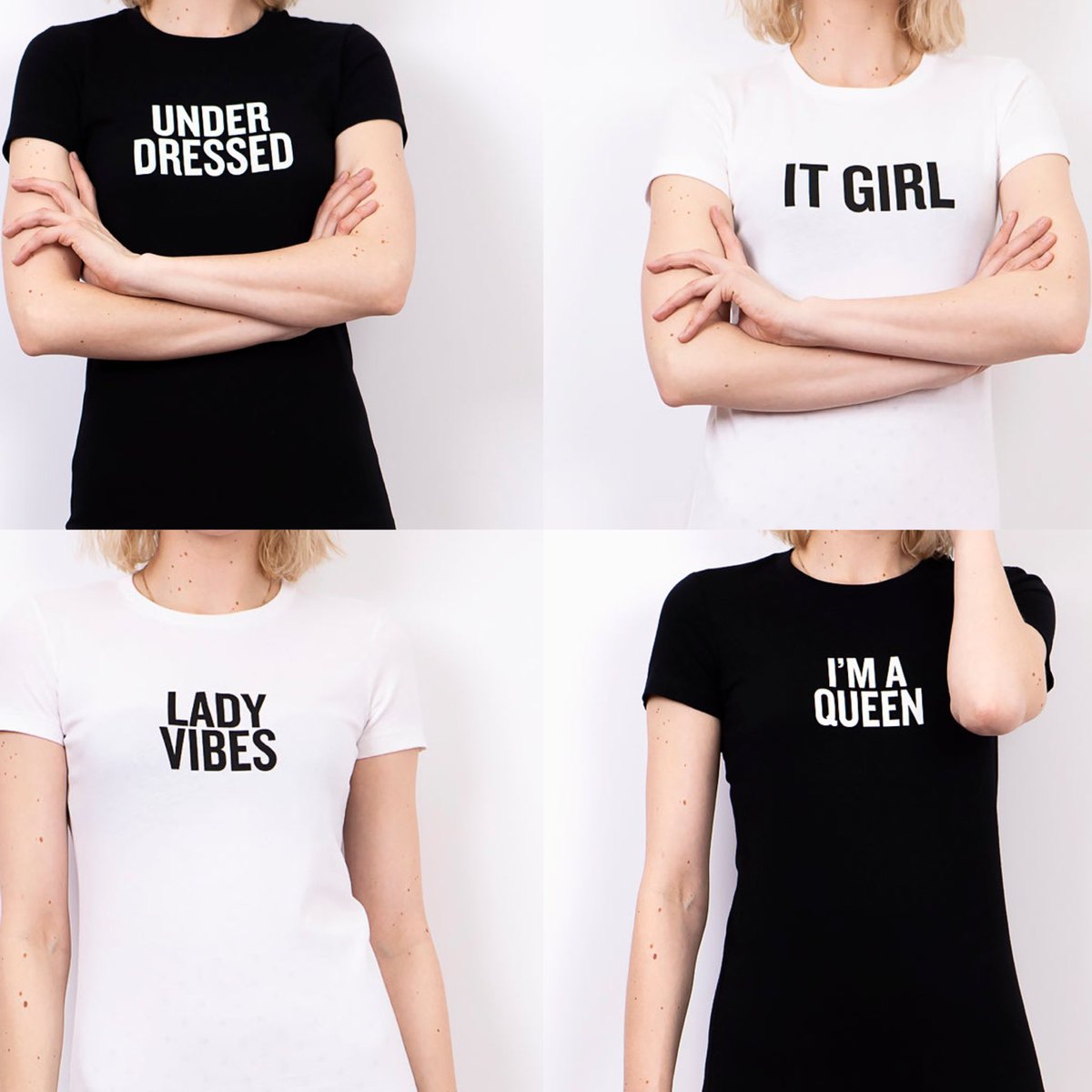 Our favorite <a href="/CSiriano/">Christian Siriano</a> statement t-shirts. E-mail sales@thecuratednyc.com or shop the link to order! store.christiansiriano.com/products #thecuratednyc