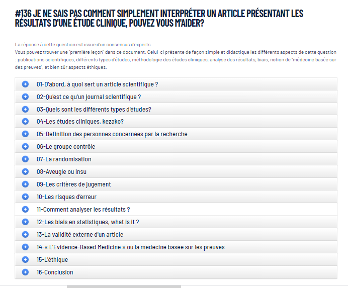 Face aux nombreuses incompréhensions et interrogations actuelles , il nous a paru important de faire une FAQ 'spéciale grand public' sur "comment lire et interpréter un article présentant des résultats d'essais cliniques".  
👉A retrouver ici sfpt-fr.org/covid19-foire-…
