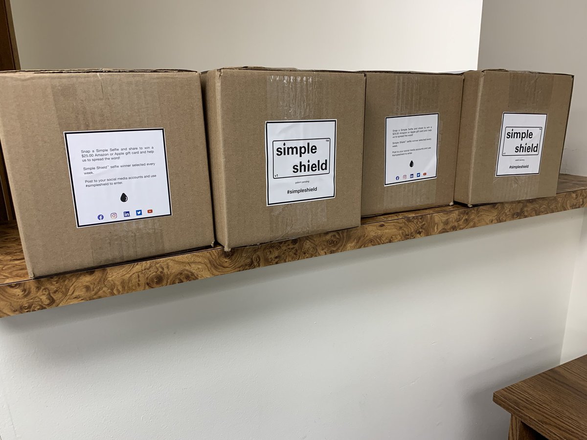 ThereIs1Blake's tweet image. #simpleshield orders going out the door #FlattenTheCurve @simpleshield
