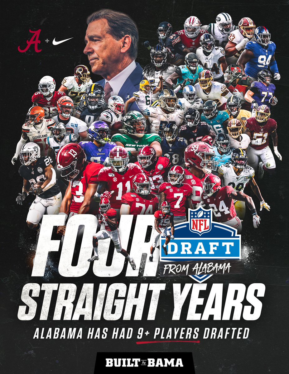 AlabamaFTBL's tweet photo. NFLU 

#FirstRoundU #BamaFactor https://t.co/0vgVl0XmSF