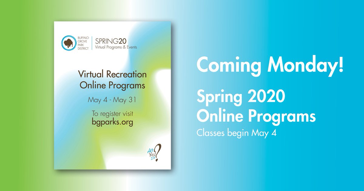 bg_parks's tweet image. We are excited to announce that this Monday we will be releasing a special program guide, featuring Virtual Recreation Online Programs! #virtualprogramming #springprogramming #bgpdplaysathome #staywellstayactivestaycreative #bgparks