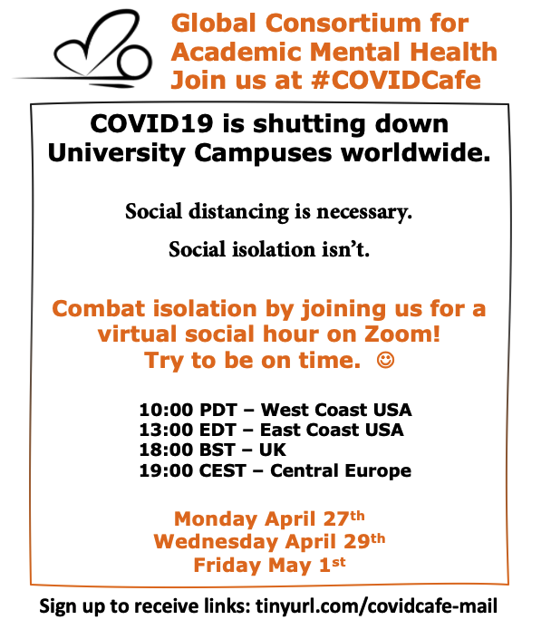 Another week of online connecting for academics #GC4AMH #AcademicChatter #OpenAcademics