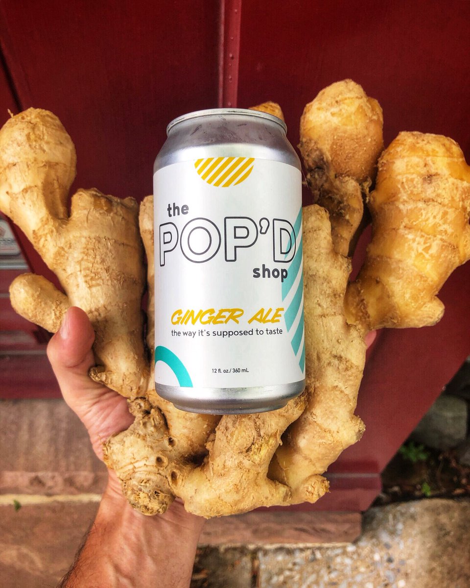 howipop's tweet image. what’s wrong with regular ginger ale? it doesn’t contain any ginger. of the dozen ingredients listed in name brand ginger ales, we recognized less than half.  

so we changed this. sparkling water, house pressed ginger juice, lime juice, and pure cane sugar. that’s it!