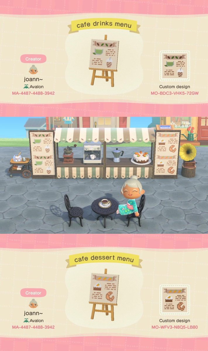 beepboop_plays's tweet image. a little outdoor cafe set i put together! #ACNHDesign #ACNHDesigns #acnhpattern