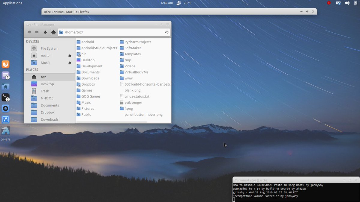 XfceNation's tweet image. You can make xfce look as beautiful as you like. Find even more here forum.xfce.org/viewtopic.php?… #XfceUI #XfceTheming #UITheme #MakeXfceBeautiful