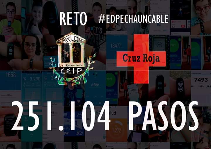 crejaen's tweet photo. Gracias a Ceip Colegio de Educación Infantil y Primaria Carlos III de La Carolina por recolectar ¡ 251.104 pasos! para el reto #EdpEchaUnCable de Cruz Roja Española.
Sin duda, estos pasos nos traerán solidaridad.
#CruzRojaResponde https://t.co/VcvaD4z1fh