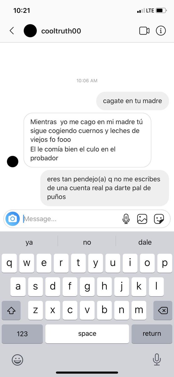 mensajes que le hicieron llegar a mi novio desde una cuenta fake... quiero aclarar que porque yo haya modelado con X línea de trajes de baño no significa que soy sugar baby de alguien, mi relación con Julius fue estrictamente profesional aunque sé que hay muchos casos con otras +