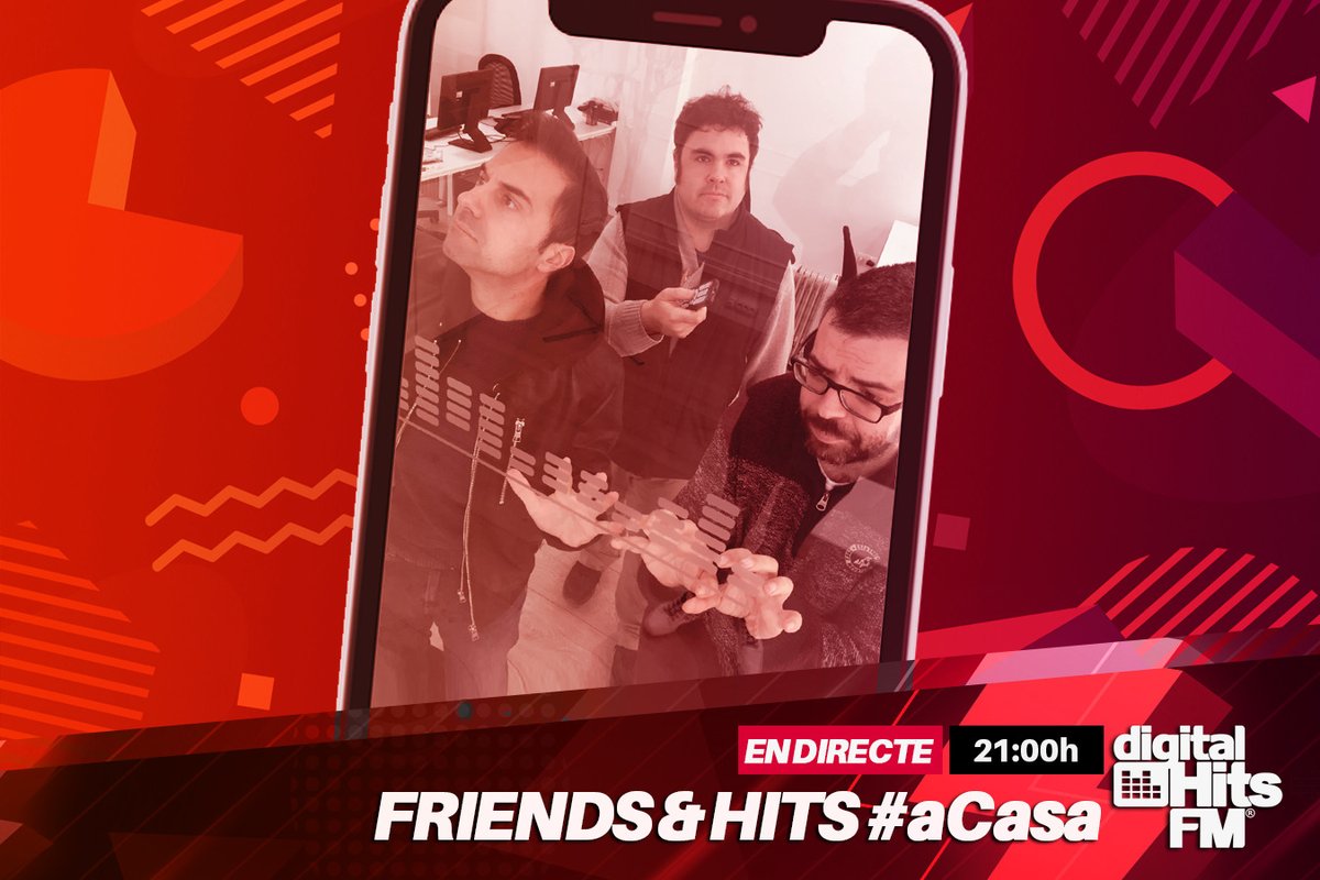 digitalhitsfm's tweet photo. #ARA 🤪 Comença el Friends & Hits amb @SalvadorColl, @arnauvila87 i @jordirull 🙌🏻 Agafen el timó de la ràdio per explicar-nos les millors històries, respondre dubtes i molt més! Només a la teva #estacioremember 📡 FM Catalunya | https://t.co/MagZrHXQDU https://t.co/yKkTR1Pc9f