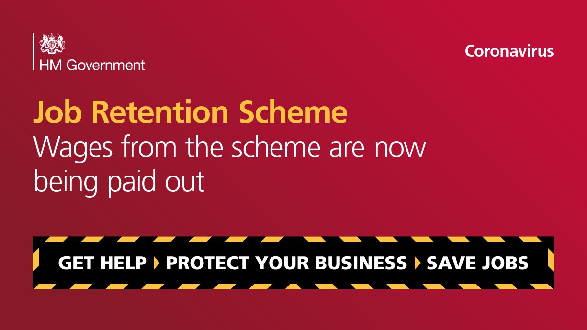 Employers who have applied to the Job Retention Scheme: wages for furloughed employees are now being paid, just one week after application.